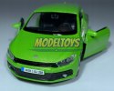 Volkswagen Scirocco zielony 1:34 Welly 43615F