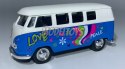 Volkswagen T1 Bus 1963 niebieski 1:34 Welly 49764F