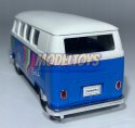 Volkswagen T1 Bus 1963 niebieski 1:34 Welly 49764F