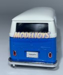 Volkswagen T1 Bus 1963 niebieski 1:34 Welly 49764F