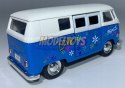 Volkswagen T1 Bus 1963 niebieski 1:34 Welly 49764F