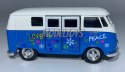 Volkswagen T1 Bus 1963 niebieski 1:34 Welly 49764F