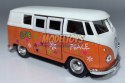 Volkswagen T1 Bus 1963 pomarańcz 1:34 Welly 49764F