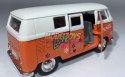 Volkswagen T1 Bus 1963 pomarańcz 1:34 Welly 49764F