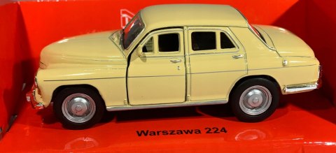 Warszawa 224 żółta 1:34 Welly 43621