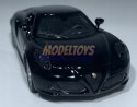 Alfa Romeo 4C black model 1:34 Welly 43676F