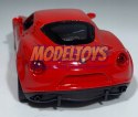 Alfa Romeo 4C red model 1:34 Welly 43676F