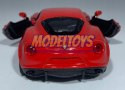 Alfa Romeo 4C red model 1:34 Welly 43676F