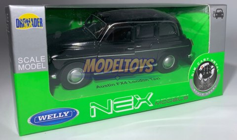 Austin FX4 taxi black model 1:34 Welly 43616F Austin FX4 taxi black model 1:34 Welly 43616F