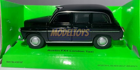 Austin FX4 taxi black model 1:34 Welly 43616F Austin FX4 taxi black model 1:34 Welly 43616F