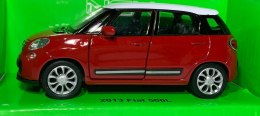 FIAT 500L 2013 czerwony 1:34 Welly 43658F