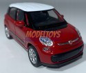 FIAT 500L 2013 czerwony 1:34 Welly 43658F