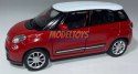 FIAT 500L 2013 czerwony 1:34 Welly 43658F