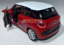 FIAT 500L 2013 czerwony 1:34 Welly 43658F