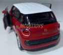 FIAT 500L 2013 czerwony 1:34 Welly 43658F