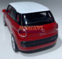 FIAT 500L 2013 czerwony 1:34 Welly 43658F