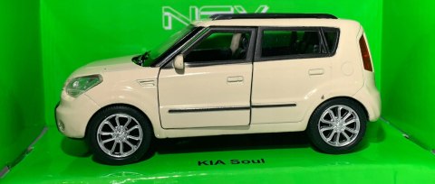 KIA Soul beżowa 1:34 Welly 43626F