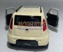 KIA Soul beżowa 1:34 Welly 43626F