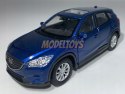 Mazda CX-5 niebieska 1:34 Welly 43729F