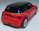 New MINI HATCH czerwony 1:34 Welly 43696F