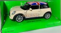 New MINI HATCH flaga UK 1:34 Welly 43696F