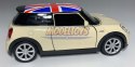 New MINI HATCH flaga UK 1:34 Welly 43696F