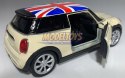 New MINI HATCH flaga UK 1:34 Welly 43696F