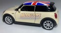 New MINI HATCH flaga UK 1:34 Welly 43696F