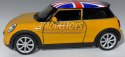 New MINI HATCH pomarańczowy UK 1:34 Welly 43696F