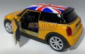 New MINI HATCH pomarańczowy UK 1:34 Welly 43696F