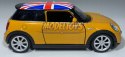 New MINI HATCH pomarańczowy UK 1:34 Welly 43696F