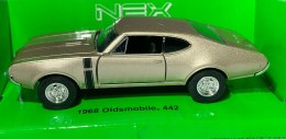 Oldsmobile 442 1968 złoty 1:34 Welly 43711F