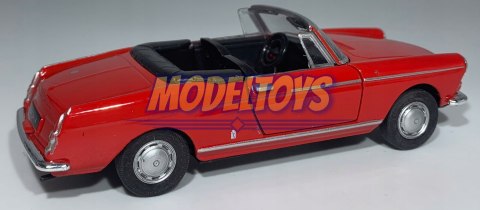 Peugeot 404 Cabriolet czerwony 1:34 Welly 43604F Peugeot 404 Cabriolet czerwony 1:34 Welly 43604F