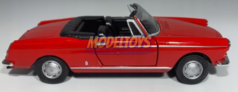 Peugeot 404 Cabriolet czerwony 1:34 Welly 43604F Peugeot 404 Cabriolet czerwony 1:34 Welly 43604F