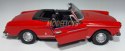 Peugeot 404 Cabriolet czerwony 1:34 Welly 43604F