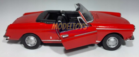 Peugeot 404 Cabriolet czerwony 1:34 Welly 43604F Peugeot 404 Cabriolet czerwony 1:34 Welly 43604F