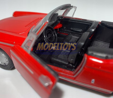 Peugeot 404 Cabriolet czerwony 1:34 Welly 43604F Peugeot 404 Cabriolet czerwony 1:34 Welly 43604F