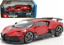 BUGATTI Divo 1:18 supercar red model BBurago 11045