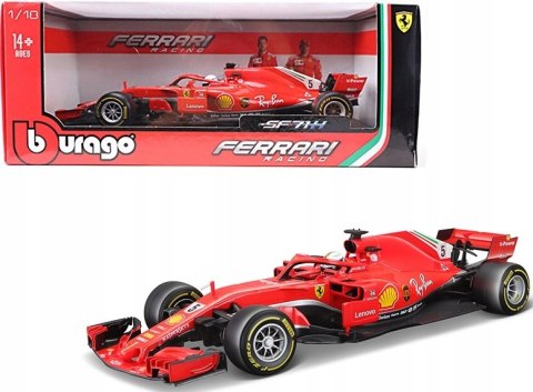 Bolid F1 FERRARI SF71H S. Vettel #5 BBurago 1:43 Bolid F1 FERRARI SF71H S. Vettel #5 BBurago 1:43