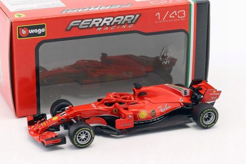 Bolid F1 FERRARI SF71H S. Vettel #5 BBurago 1:43 Bolid F1 FERRARI SF71H S. Vettel #5 BBurago 1:43
