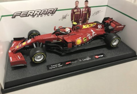 Bolid Ferrari SF1000 Leclerc Tuscan BBurago 1:18 Bolid Ferrari SF1000 Leclerc Tuscan BBurago 1:18