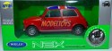 MINI COOPER 1300 red flaga UK 1:34 Welly 43609F