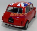 MINI COOPER 1300 red flaga UK 1:34 Welly 43609F