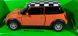 MINI COOPER pomarańczowy 1:34 Welly 49766F