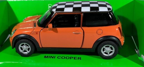 MINI COOPER pomarańczowy 1:34 Welly 49766F