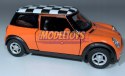 MINI COOPER pomarańczowy 1:34 Welly 49766F