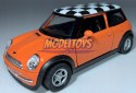 MINI COOPER pomarańczowy 1:34 Welly 49766F