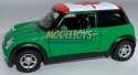 MINI COOPER zielony 1:34 Welly 49766F