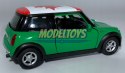 MINI COOPER zielony 1:34 Welly 49766F