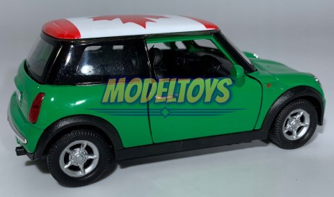 MINI COOPER zielony 1:34 Welly 49766F MINI COOPER zielony 1:34 Welly 49766F